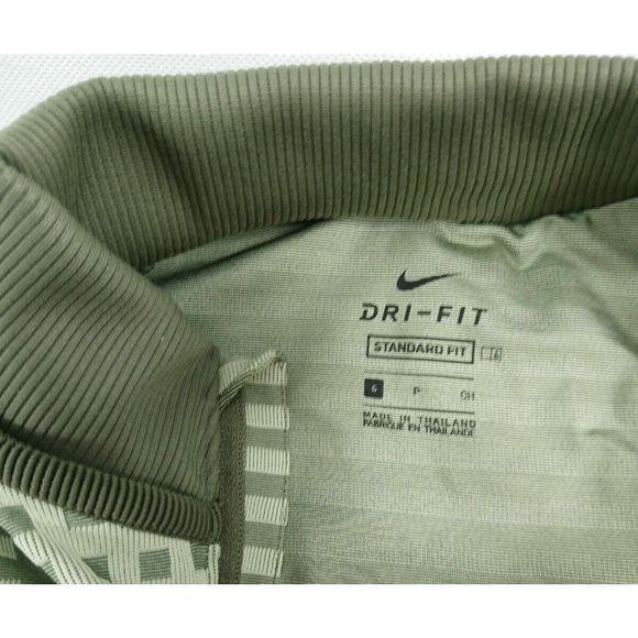 Nike CK5860-222 Women's Sz Small Green Dri Fit UV Ace 1/4 Zip Golf Pullover $110 - Picture 5 of 6